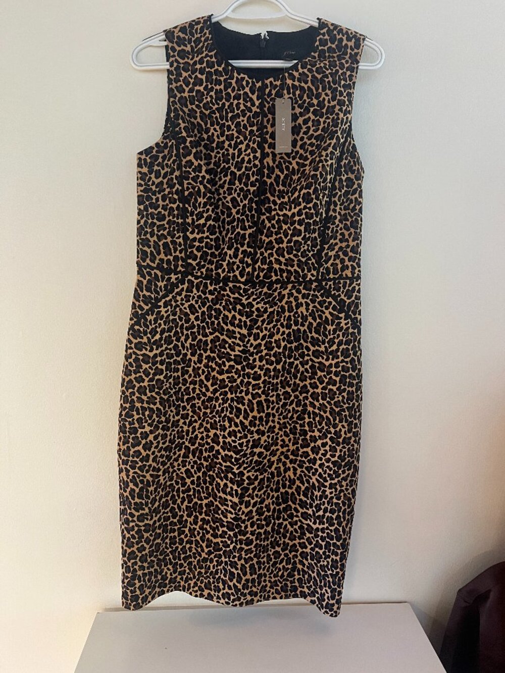 NWT J Crew Leopard Print Cocktail Dress